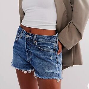 Free People x AGOLDE Parker Shorts. Distressed. Size 28